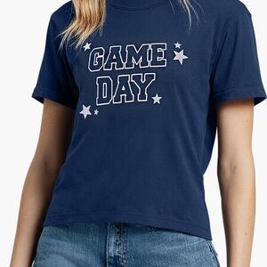 Wildfox Jamie Game Day Graphic Crewneck Cotton Blend T-Shirt from Nordstrom::NWT